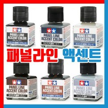 타미야 패널라인 액센트 컬러 - 건담 먹선 프라모델, 패널라인 액센트 (블랙)