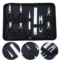 보석 만들기 용품 키트 플라이어 귀걸이 후크 오픈 점프 링 랍스터 걸쇠 크림프 비즈 diy 보석 도구 액세서리 세트