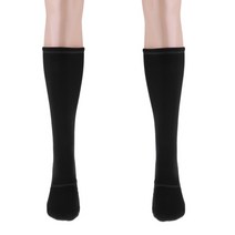 프리다이빙삭스 핀삭스 다이빙 네오프렌 삭스핀 물지느러미 양말(남녀공용) 3mm 부츠 - 스노클링 -풀링, 블랙 xs
