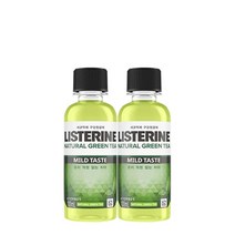 (유통기한 23년7월29일까지)리스테린 내추럴 그린티 마일드 100ml, 2개