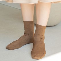 아트박스/스누지 글리터삭스-브라운
