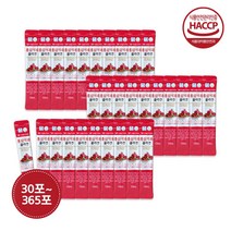 웰니스바이오 6년근 홍삼 석류 콜라겐 저분자 피쉬 펩타이드 스틱 벌크 실속형 10g, 365개