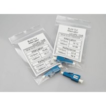 광케이블 광컨버터 광센서 LC/UPC 단일 모드 수-암 플러그인 고정 광섬유 감쇠기 플라스틱 수 FTTH 어댑터, 02 5 dB, 1개