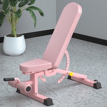 벤치프레스 가정용 인클라인벤치 각도조절 접이식, 블랙