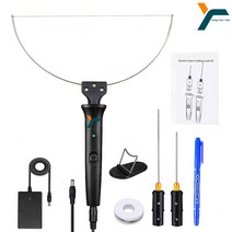 열선커터기 거품 커터 펜 전기 열 칼 18w 100v 240v 핫멜트 절단기 거품 필름 짠 가방 스폰지 kt 보드 절단 269, 영국