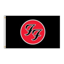 현수막걸이대 배너걸이 받침대 3Jflag90x150cm 푸 파이터스 록 음악 밴드 플래그 헤비 메탈 팝 가수 인테리어 장식 배너 태피스트리, 2.2holes on shaftcover - 90x15
