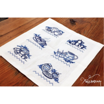 라라원단 키친 모티브 패키지(6 Kitchen Motif) V012 프랑스자수 디자인원단