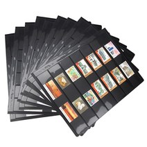 우표책 10pcs 우표 라인 그리드 투명 pvc 우표 앨범 페이지 커버 pccb를 포함하지 않는 우표 홀더의 루스 리프 내부, 10개