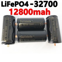 인산철배터리팩 100% 정품 32700 12800mAh 3.2V lifepo4 충전식 배터리 전문 리튬 철 인산염 전원 나사 포, 01 1pcs