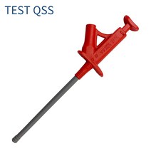 어탐기 수중카메라 어군탐지기 휴대용 어탐기 수중카메라 어군탐지기 휴대용 qss 빠른 테스트 후크 클립 전문 절연 고전압 유연한 그래버 테스트 프로브 4mm 바나나 소켓, 1 레드