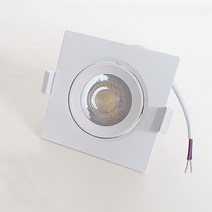 조명나무 LED 할로겐 일체형 기구 (5W) MR16 매입기구, 전구색