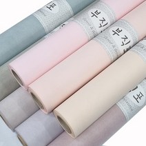 꽃포장지 파스텔색상 부직포 50cmx18m, 파스텔가넷