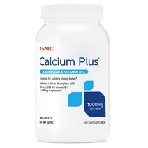 GNC 칼슘 1000mg 180정 마그네슘 비타민 D3 (총1개)