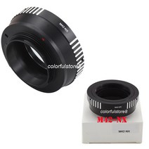 M42-NX 렌즈 어댑터 링 m42 42mm 나사 용 samsung nx 마운트 카메라 nx10, 한개옵션0