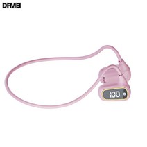 DFMEI 골전도 이어폰 5.3 블루투스 이어폰, 핑크색