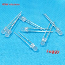 발광다이오드 100Pcs 3mm Warm White Red Blue Green Yellow F3 Round Diffused 2pin DIY Light Emitting Diodes, [06] Warm White