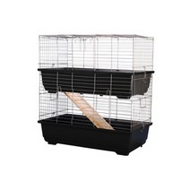 리프페럿 토끼 기니피그 친칠라 케이지 RB-80D, 그레이, 1개