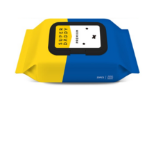 슈퍼대디 X 미피 저자극 아기물티슈 프리미엄 휴대 캡형, 20매, 14팩