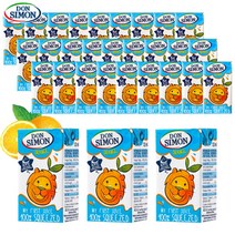 돈시몬 스퀴즈 오렌지주스, 125ml, 30개