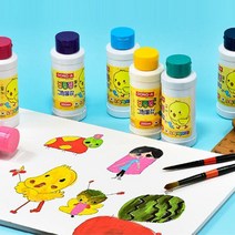 동아 딩동댕 수채화 물감 200ml, 갈색