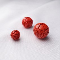 경면주사 여의주 통과형 참 불교 염주 팔찌만들기 DIY 재료 악세사리 부자재