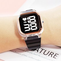 상상공간 빅 사이즈 스크린 보기 좋은 LED 남녀공용 디지털 손목 시계