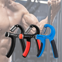 프리미엄 더쎈 강도조절 악력기 5-60kg, 블랙(레드)