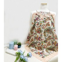 플라워 에티켓 앞치마손수건 레이스스카프 무릎덮게 매너수건 턱받이 김수미앞치마