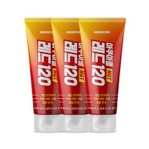 아쿠아쿨 레드 120 120ml / 온열 히팅 리커버리 젤크림, 레드120 3개세트