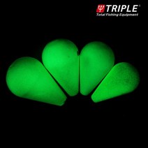 트리플 물방울형 야광봉돌