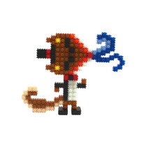 미리사몰 이지 툭툭 블럭 세트 캐릭터 미니 디펌 나노 블록 폰 거치대 어린이 장난감 공룡 영웅 히어로 소근육 발달, 이지툭툭블럭 : 태풍늑대