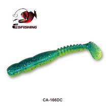 ESFISHING Rock Viber Shad 50mm 95mm 115mm Shiner 바다 미끼 Pesca 인공 실리콘 Isca 낚시, 95mm 6pcs, [15] CA166DC