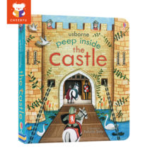 Usborne Peep Inside Books 시리즈 교육용 그림책 유아 영어 학습 보드북, castle