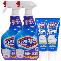유한락스 곰팡이용 600ml+곰팡이 제거젤 120ml, 2세트