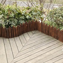 전원주택 울타리 정원 낮은 말뚝 DIY 펜스 부식방지, 평담 높이 25cm