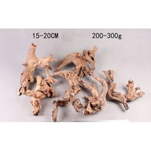 일자 잔가지 그루터기 유목 1020 산호 나무 산악인 파충류 도마뱀 코르크 애완 동물, 15-20cm