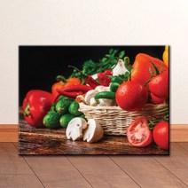 FR001_과일 야채 채소 사진 캔버스액자 주방 인테리어, 고급형유광전처리_S_16cm x 23cm