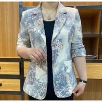 가을 자켓 여성 블레이저 오피스룩 슬림 숏