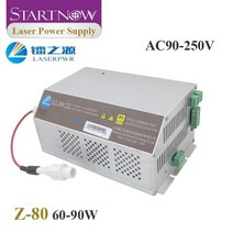 Startnow HY-Z80 CO2 레이저 전원 공급 장치 일치 Ruida 컨트롤러 90W 레이저 소스, 중국, 110V-220V 범용, 보증-16개월