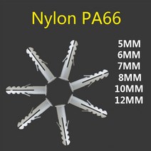 웨지앙카 동공 케미칼 세트 스트롱 드롭인 앙카 5mm-12mm 플라스틱 확장 튜브, m8(50개), 1개