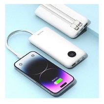 벨벳충전기 보조배터리 10000mAh LG벨벳 G8 G7 Q61 Q52 Q51 Q9 Q7, 유레카 PA10HPQ - 화이트