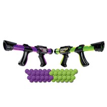 상세설명 소프트볼 총세트 2인용 배틀팩 발포고무84개 장난감총