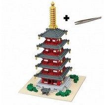 nanoblock 나노 블록 오층탑 디럭스 에디션 (나노 블록 전용 족집게 포함) NB031P