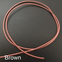 권선코일 구리선20AWG 2.6mm OD 18AWG UL1015 600V 105C 포장 주석 도금 구리 실리콘 고무 연선 브레이드, 04 Brown_01 18 AWG