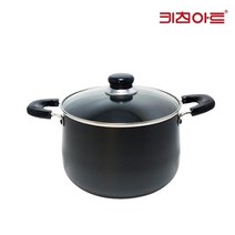 바보사랑 키친아트 쥬노블랙 경질냄비 22cm 깊은냄비.에스에이치 컴퍼니, 상세 설명 참조