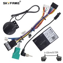 차량용블루투스카오디오 SKYFAME 16 핀 자동차 배선 하네스 어댑터 Canbus 상자 Chevrolet ca발리에 Spark, 03 Full Set