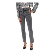 Filles A Papa Ladies Black Twisted Slim Jeans Waist Size 2562046231-54-OLD BLACK