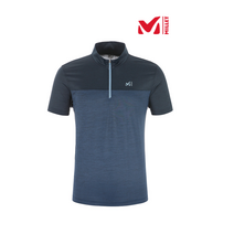 밀레 S/S 남성 여름 쿨 소재 사용으로 시원하면서 땀배출 까지 좋은 남자 기능성 스판 집업 티셔츠