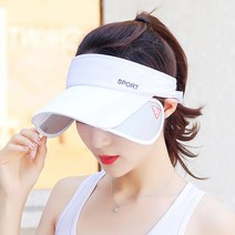 얍플레이 스포티 썬캡 햇빛차단 챙넓은 햇빛가리개 스포츠 모자