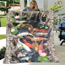 벙커 초등침대 어린이 2층 수납 원목 침대 3D Illusion Vision Organism Blanket Flannel Blanket Throw Bl, 24 25